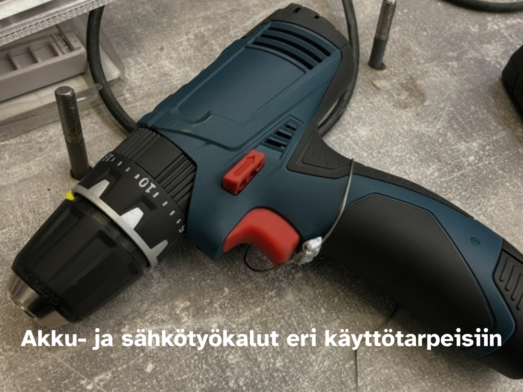 Akku- ja sähkötyökalut