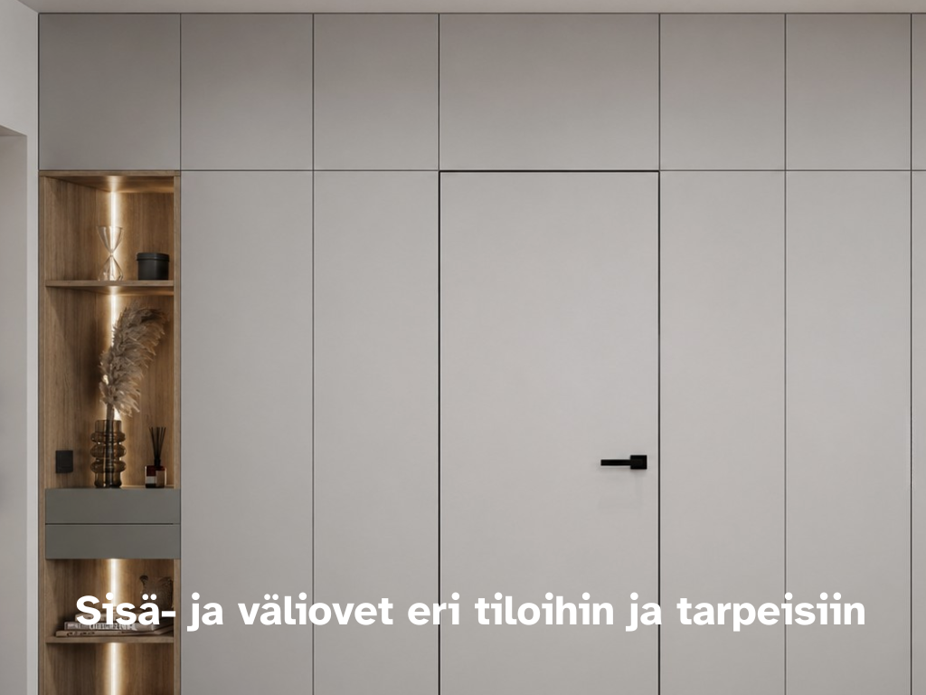 Väliovet, sisäovet