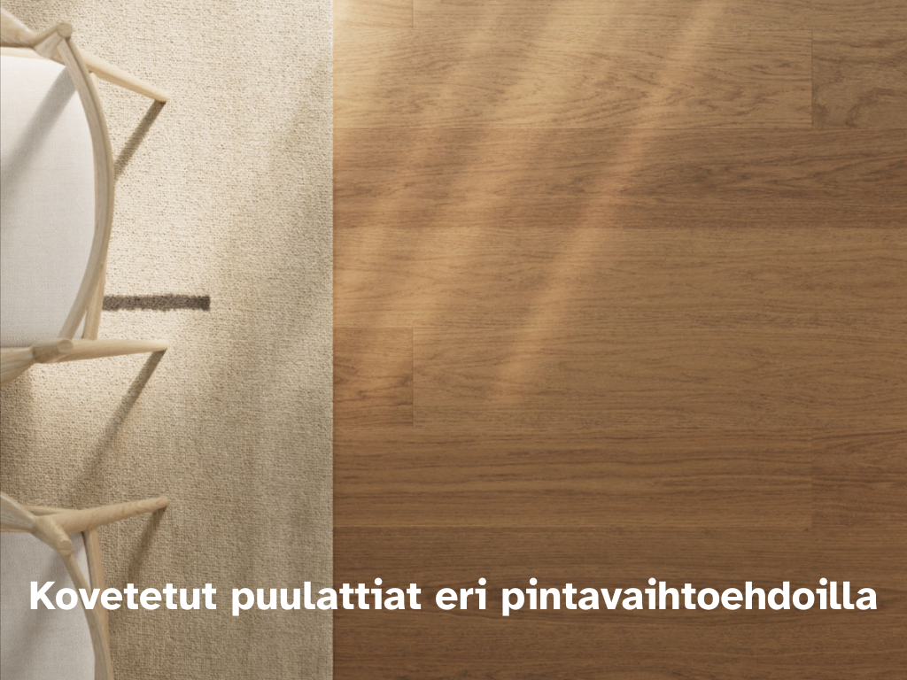 Kovetettu puulattia
