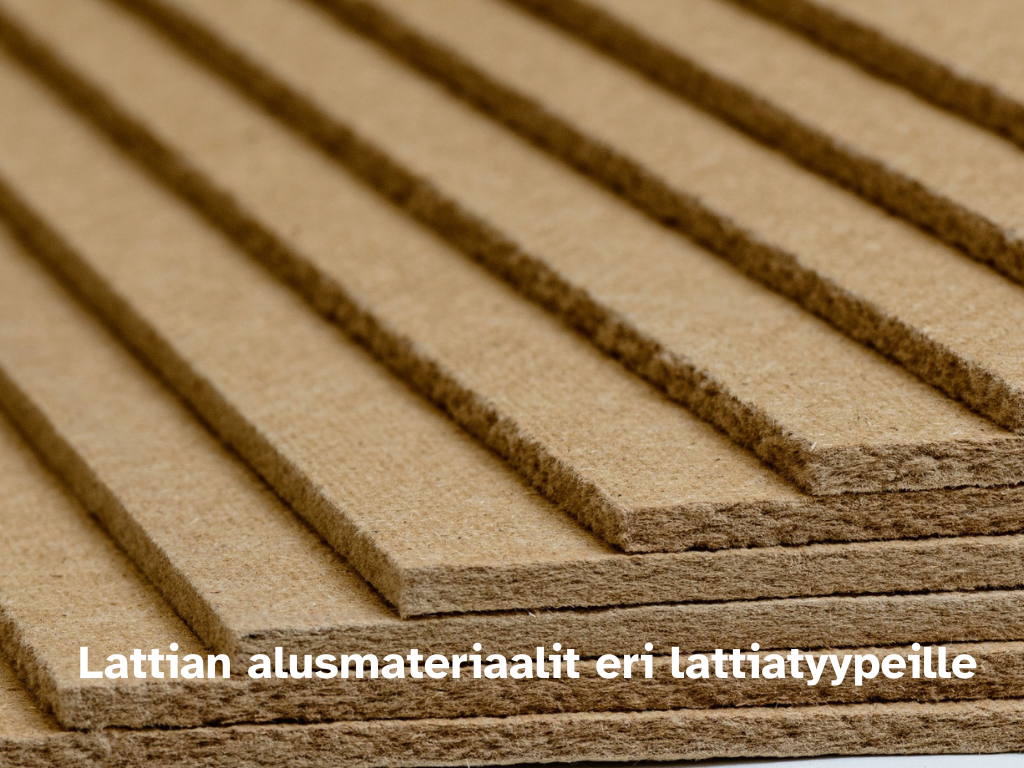 Lattian alusmateriaalit