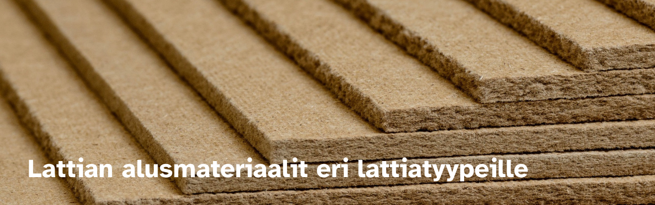 Lattian alusmateriaalit