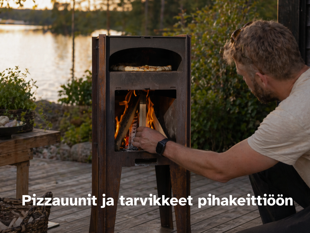 Pizzauunit ja tarvikkeet