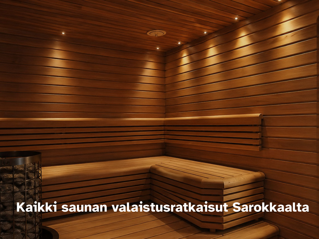 Saunan valaistus