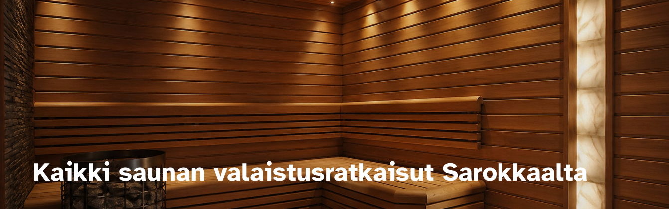 Saunan valaistus