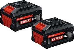 Akkupaketti Expert 2x Exba18v-80