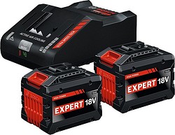 Aloituspakkaus Expert 2x Exba18v-150 Exal18v-160