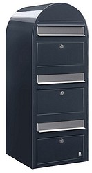 BOBI TRIO 7016i, harmaa + RST täyttöluukku postilaatikko