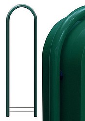 BOBI ROUND 6005, vihreä postilaatikon jalusta