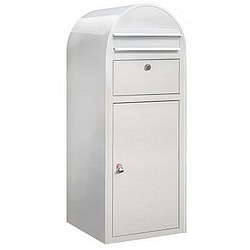 BOBI CARGO 9016 valkoinen posti- ja pakettilaatikko