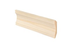 Kattolista Aura 42x42x2700 puuvalmis **YHDEN PAKETIN ERÄ**