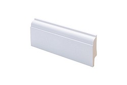 Jalkalista 15x56x3300 koriste valkoinen