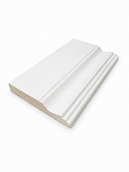 Perinne peitelista Saaro 21x120x4500 pohjamaalattu valkoinen