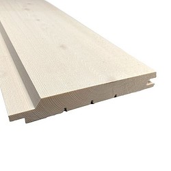 Hienosahattu ulkoverhouspaneeli UTW 28x170 pohjamaalattu valkoinen