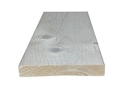 Aitalauta 20X120 Ympäripohjamaalattu Valkoinen Paintcut