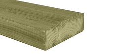 Terassilauta Kestopuu Vihreä 28X120 Sileä/Sileä