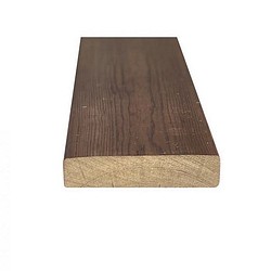 Terassilauta Kestopuu Ruskea 28X120 Sileä/Sileä