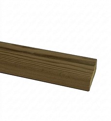 21x45 Kestopuu EM/VM Vihreä Täyssärmäinen