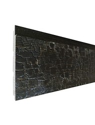 Saunapaneeli / sisustuspaneeli Aure Riihi 15x215x2500 PP Rustiiki musta Kuusi 5kpl/pkt 2,5m²/pkt