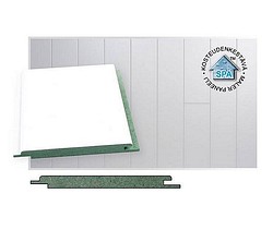 Sisustuspaneeli Kosteudenkestävä STS-5 10x120x2650 MDF Valkoinen
