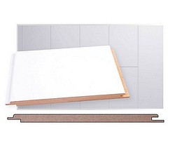 10x195x2070 kattopaneeli MDF STP 0-sauma Lumi 1,9m²/pkt