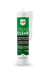 Tec7 Trans Clear liimamassa 310ml Kirkas