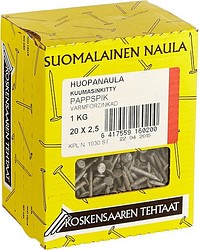 Huopanaula 20x2,5 kuumasinkitty 1kg