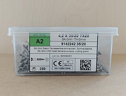 Ruuvi 4,2x35 RST A2 Tx20 250 kpl/ ltk