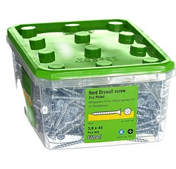EK-kipsilevyruuvi harvakierre 3,9x45 puurankaan 900 kpl/ltk