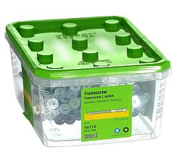Karmiruuvi 6x110 100 kpl/pkt