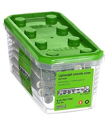 Kevytbetoniruuvi 8x130 50 kpl/ltk