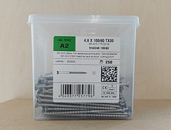 Ruuvi 4,8X100 T20 A2 250kpl/ltk