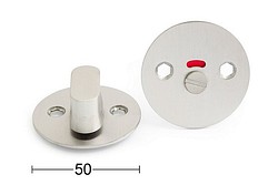Wc-vääntönuppi 2825-2 Rst Habo 36046