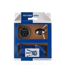 Avainpesä ja vääntönuppi kromi HGF 6600 Cr