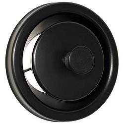 Saunaventtiili 100mm puunupilla KSO-S musta RAL9005