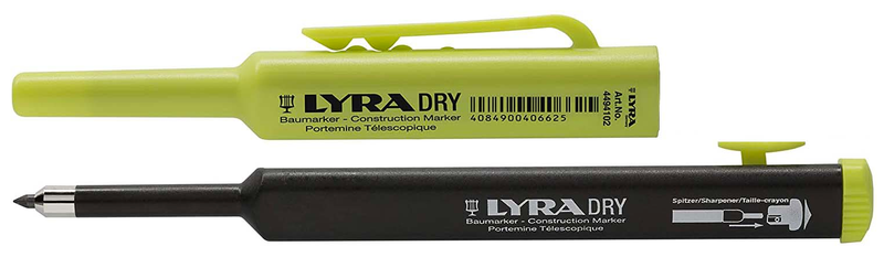 Kynä reikämerkkaukseen lyijyllä 2B Lyra-Dry PROFI