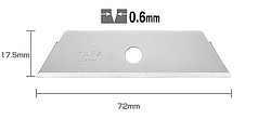 Varaterä SK-4/5/9 mattoveitsiin SKB-2/5B 5 kpl/pkt