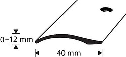 C4S PE 1 Eriatasolista 40mm Pronssianodisoitu