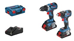 Akkukonepaketti Bosch GSR 18V 18V-60+GDX 18V-20