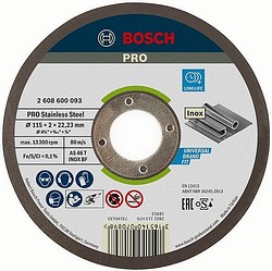 Katkaisulaikka 115X2mm Teräs/Inox Bosch