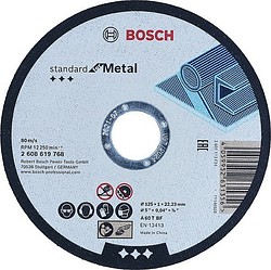 Katkaisulaikka 125 X 1 MM STD Metalli Bosch