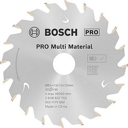 Pyörösahanterä Z30 85x1,5x30 Op Multimaterial