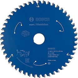 Pyörösahanterä 48T 140x20 Alumiinille Akku