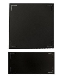 Misa Palosuojalevy 98X98 1mm Musta Kiukaan Sivulle