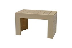 saunajakkara Beaver Step haapa 90x400x670