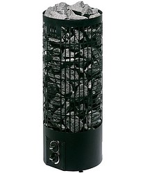 Sähkökiuas Mondex Tahko M Musta 6,6kW (6-9 m³) Kiinteä Ohjauskeskus