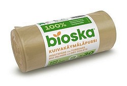 Bioska Dry toilet kuivakäymäläpussi 30 kpl/rll