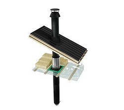 Takkapiippu Härmä Air Unique L=3660mm 150/238 mattamusta