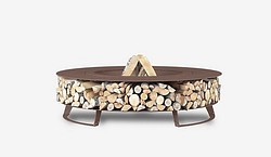 Ulkotakka Hetta Wood 120 Corten