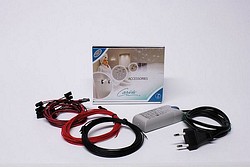 Sisustusvalaisin Osiris 8kit satiinilinsseillä, lämminvalkoinen