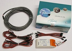 Sauna Led-sarja 2700K 6-osainen Cariitti 1532601